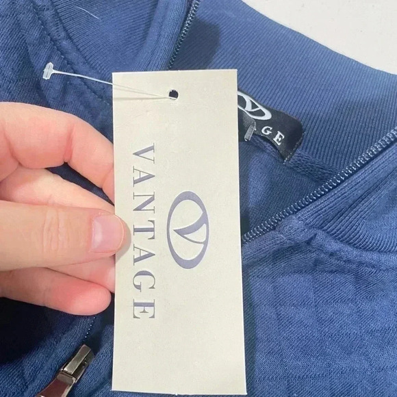 Vantage Men’s True Navy Mesa Quilted Jacket NWT SZ LG - Picture 5 of 10